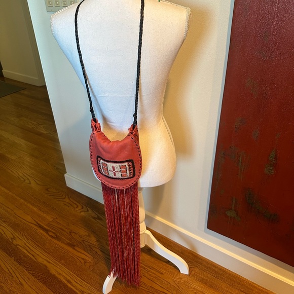 Original handmade fringed leather handbag from Melrose Avenue Boutique - Picture 2 of 7